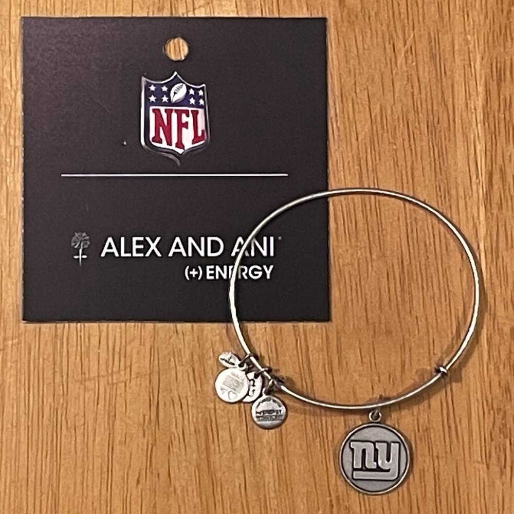 Alex and Ani NFL Giants Charm Bangle Bracelet